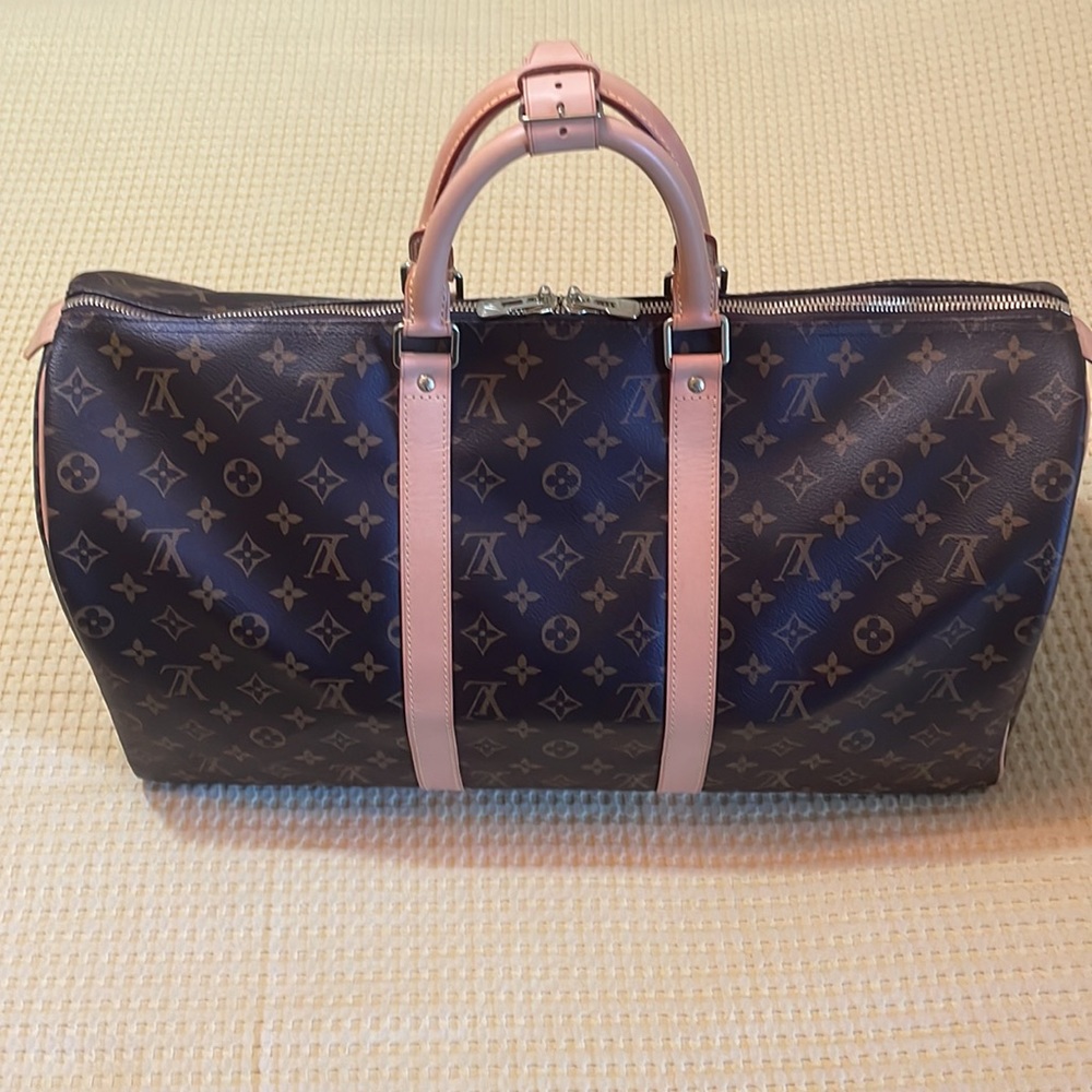 Louis Vuitton Keepall 50 monogram handheld only, no strap version - Picture 5 of 17